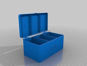 aufklappbare box v2-3 - Organisation kundengebundene 3d print model - Mito3D