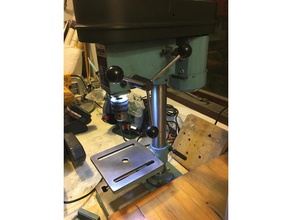 30 mm drill press handles parts 3d print model - Mito3D