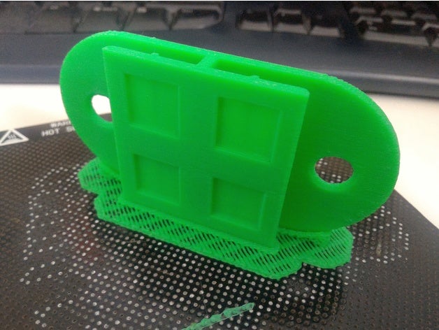 caja de tarjeta clip los hogares cardbox el la cubierta bloqueo 3D print model - Mito3D