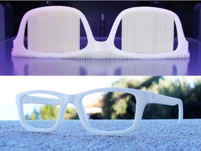 lunettes vto virtualtryonfr imprimée en 3d verres incurvés des les gafas de sol l'optique nuances specs soleil 3d print model - Mito3D