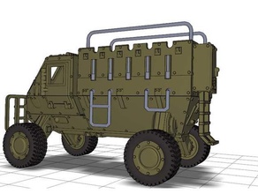 buffalo guerra trakk mod 1 veículos auto de carro guarda imperial imperium pista warhammer warhammer40k 40 40000 40k 3d print model - Mito3D