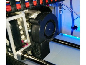 leapfrog creatr boquilla más fresco Impresora 3d de las piezas enfriador refrigeración la 3d print model - Mito3D