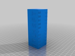 110x40mm extrusion multiplier tower 15-05 01 steps 3d printing tests customized 3d print model - Mito3D