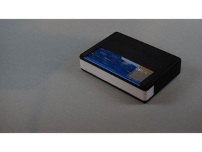 wallet box credit card holder organization coins money-box 3d print model - Mito3D