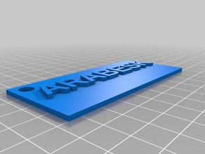 l'arabesque ménage personnalisé 3d print model - Mito3D