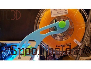 spool titular sonhador Impressora 3d acessórios filamento de flashforge 3d print model - Mito3D