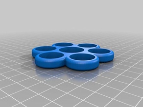 608 hexa spinner 30 centavos juguetes mecánicos personalizado 3d print model - Mito3D