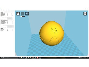 masterball solido giocattolo & accessori di gioco pokeball pokemon 3d print model - Mito3D
