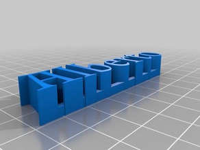 meu personalizada 3d placa de nome esculturas personalizado 3d print model - Mito3D