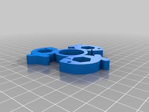 3 Fische m8 meine angepasste zappeln spinner mechanische Spielzeuge kundengebundene 3d print model - Mito3D