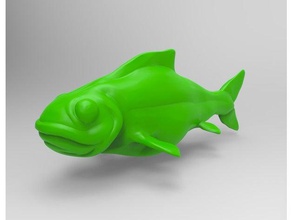 du poisson animaux 3d print model - Mito3D