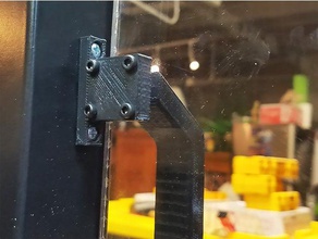 magnetic bracket doors enclosures diy 3d printer enclosure blender blender3d cabinet cabinets handle latch catch door drawer electronics heated ikea lack magnet magnets holder maker select 21 v2 mods monoprice makerselect mod project ramps temperature undercabinet wanhao duplicator i3 plus 3d print model - Mito3D