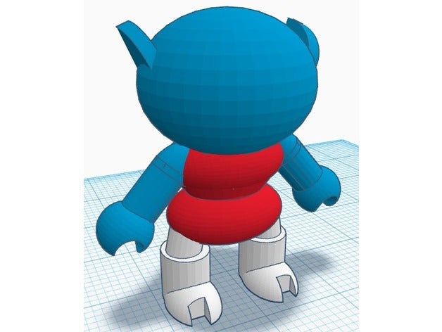 personnage de bande dessinée - robot guy jouets & accessoires jeux dessin animé figure jeu miniature nightcrawler super-héros 3D print model - Mito3D