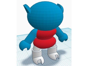 karikatür figürü - paletli adam oyuncak & oyun aksesuarları çizgi film şekil minyatür nightcrawler süper kahraman 3d print model - Mito3D