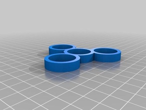 fidget spinner 2 interaktive Kunst 3d print model - Mito3D