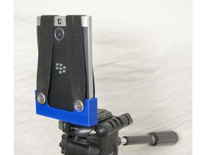 blackberry passport camera stand attachment mobile phone 3d print model - Mito3D