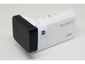 sony fdr-x3000 aka-mcp1 lens cap camera action cam fdr-x3000v actioncam 3d print model - Mito3D