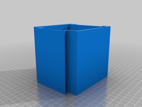connecting box containers boxes connect connector lid 3d print model - Mito3D