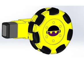 rueda omnidireccional 3d baskı insani loja omniwheel solidworks 3d print model - Mito3D