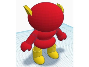 karikatür şekil - sivri kulak adam oyuncak & oyun aksesuarları uzaylı çizgi film minyatür skrull spock süper kahraman 3d print model - Mito3D