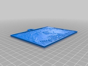 yerel lithopane 2d sanat özelleştirilmiş 3d print model - Mito3D