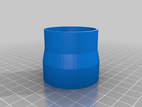 il mio personalizzato tubo di aspirazione adattatore strumenti su misura 3d print model - Mito3D