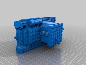 lego tanque bispo 3d print model - Mito3D