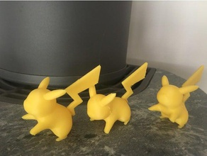 pikachu überarbeitet Schwanz 3d-drucken 3d print model - Mito3D