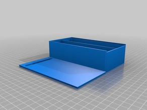 caja brocas los contenedores personalizado 3d print model - Mito3D