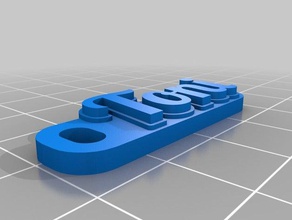 toni chaveiros personalizado 3d print model - Mito3D