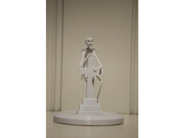 jack skellington de desecho criaturas El 31 octubre antes navidad el cementerio haloween la pesadilla stl xmas 3D print model - Mito3D