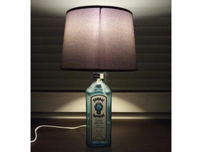 bottle lamp adapter household 3d print model - Mito3D