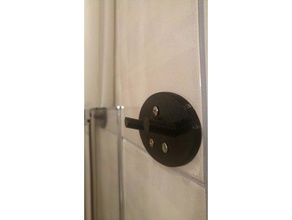 wall hook wandhaken bathroom handtuchhaken handtuchhalter towel holder wallhook mount wand 3d print model - Mito3D