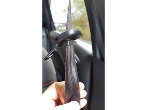 seatbelt plug raise clip automotive adjust adjustable adjuster 3d print model - Mito3D