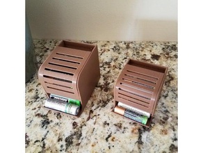 batería aaa dispensador los contenedores 3d print model - Mito3D