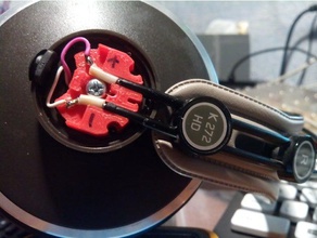 akg k272hd replacement headband attachment audio headphones repair part 3d print model - Mito3D