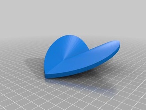 loveee bezier-Fläche über blender3d Befehle eingeben 2d-Kunst bezier-Oberfläche 3d print model - Mito3D