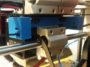 anet a8 x axis belt mount 3d printer parts mods upgrade 3d print model - Mito3D