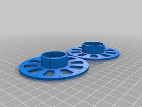 thin ribbon spool organization customized 3d print model - Mito3D