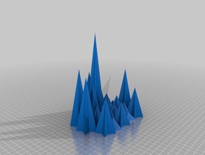 mountains art 3d print model - Mito3D