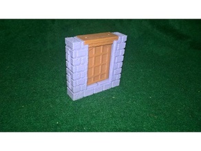 openlock 50 cut stone square doorway -openforge ol50 update toy & game accessories dnd tiles openforge openforge2 3d print model - Mito3D
