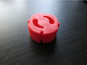 niño tapón de seguridad la ue los hogares bebé cubierta toma corriente el enchufe protector zócalo 3d print model - Mito3D