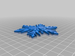 snowflake props children elsa frozen toys 3d print model - Mito3D