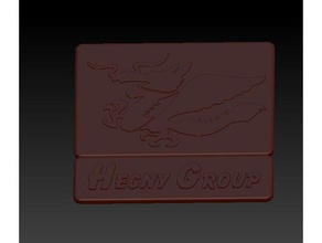 hecny logo les signes et logos 3d print model - Mito3D