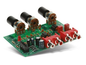 boîtier de commande tonalité préamplificateur - velleman l'audio la boîte logements son système le volume 3d print model - Mito3D
