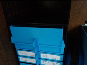 duplo gavetas pequenas itens do organizador porta-ferramentas & caixas o pequenos 3d print model - Mito3D