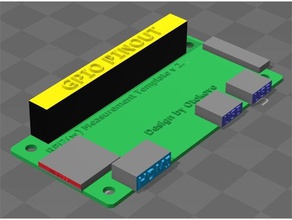 raspberry pi-null-sizing-template v22 - Elektronik pi Gehäuse null pi-null B Vorlage 3d print model - Mito3D