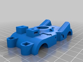gauche de la butée du chariot chaudes stand compromis bltouch L'imprimante 3d pièces bigbox montage 3d print model - Mito3D