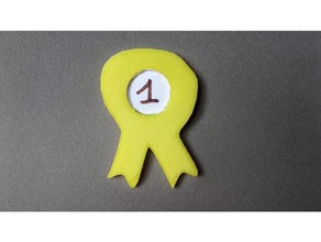 el nudo de la cinta accesorios competencia oro nodo ranking victoria 3d print model - Mito3D