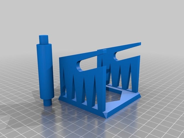 solder spool holder diy 3D print model - Mito3D